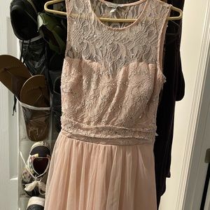 Light pink dress worn a couple times to homecoming & family events